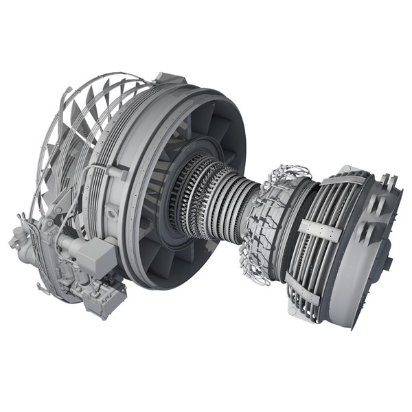 c4d cfm56-7b engine complete internal