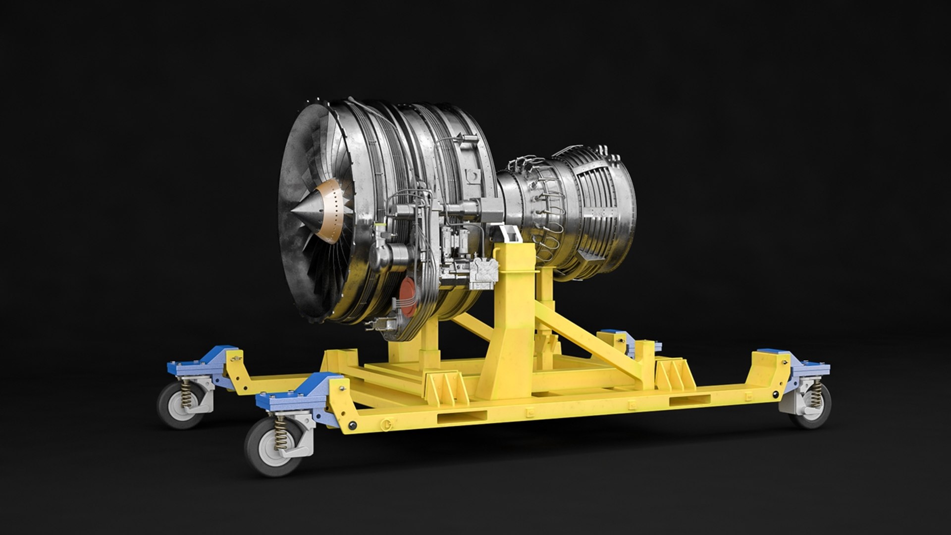 C4d Cfm56-7b Engine Complete Internal