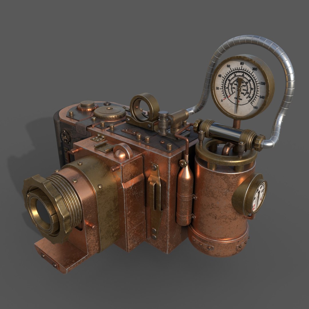Steampunk Camera Model - TurboSquid 2287584