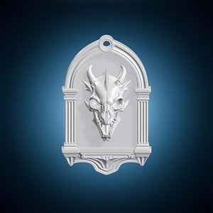 Dragon Relic Mount 3D Print Model 3D model