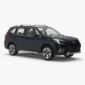 3D model Black Compact Crossover SUV