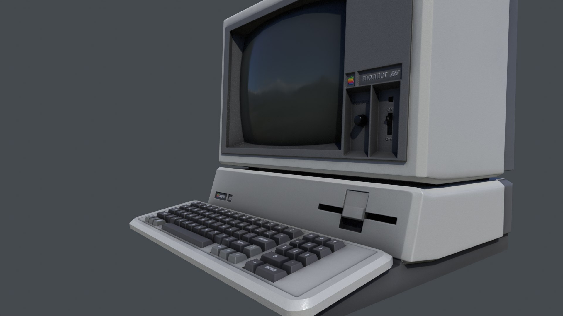 Apple 3 Computer 3D Model - TurboSquid 2294594