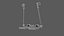 Skis and Poles Stylized