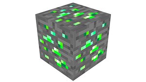 Minecraft Emerald 3D model