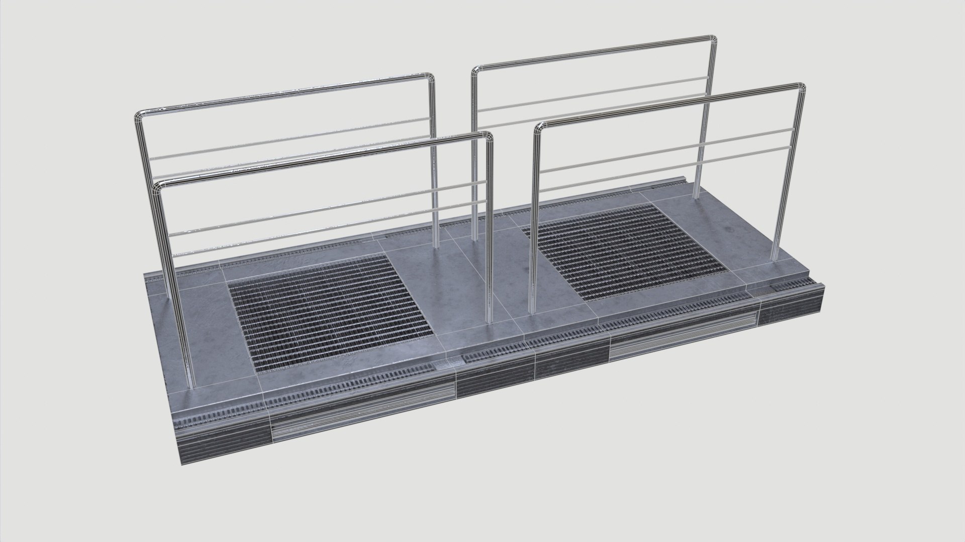 3D LowPoly Platform Bridge MODEL Element1 - TurboSquid 2286938