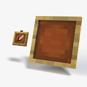 3D Minecraft Item Frame Rig model