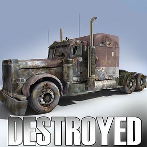 3ds max derelict truck