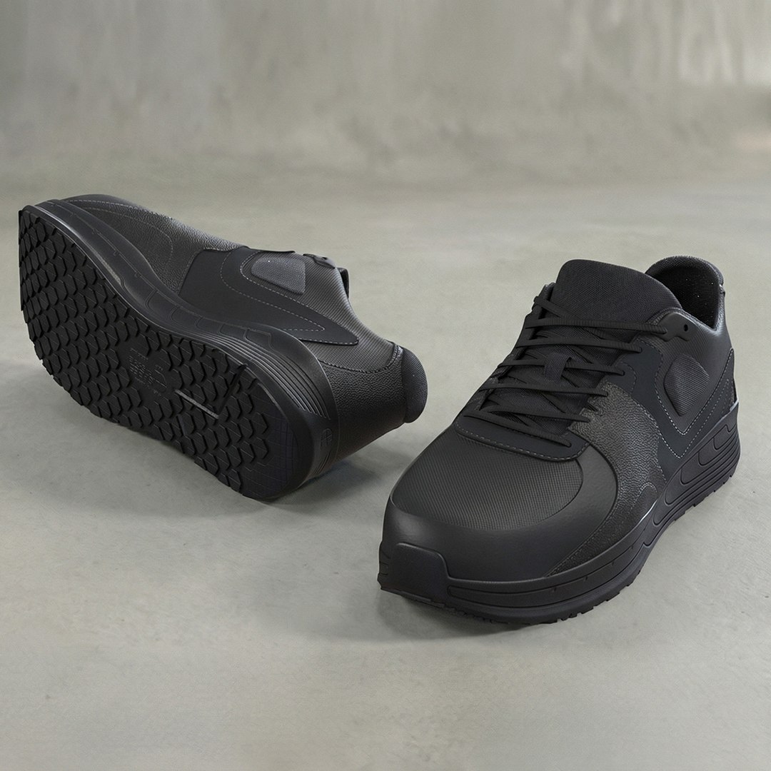 Shoes For Crews Condor II Safety Shoes Black 3D model preview
