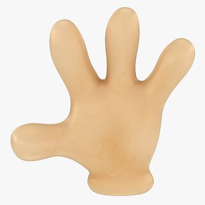 3D cartoon glove hands
