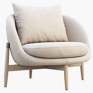 3D linteloo heath armchair chair