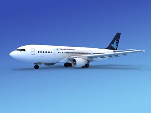 3d model airline airbus a300