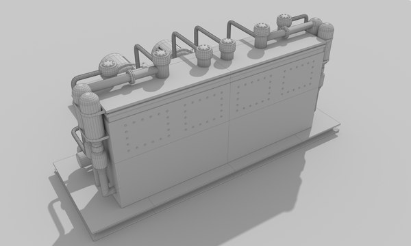 3D industrial hydraulic machine model - TurboSquid 1323025