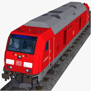3D traxx p160 de me - db class 245 - diesel electric locomotive model