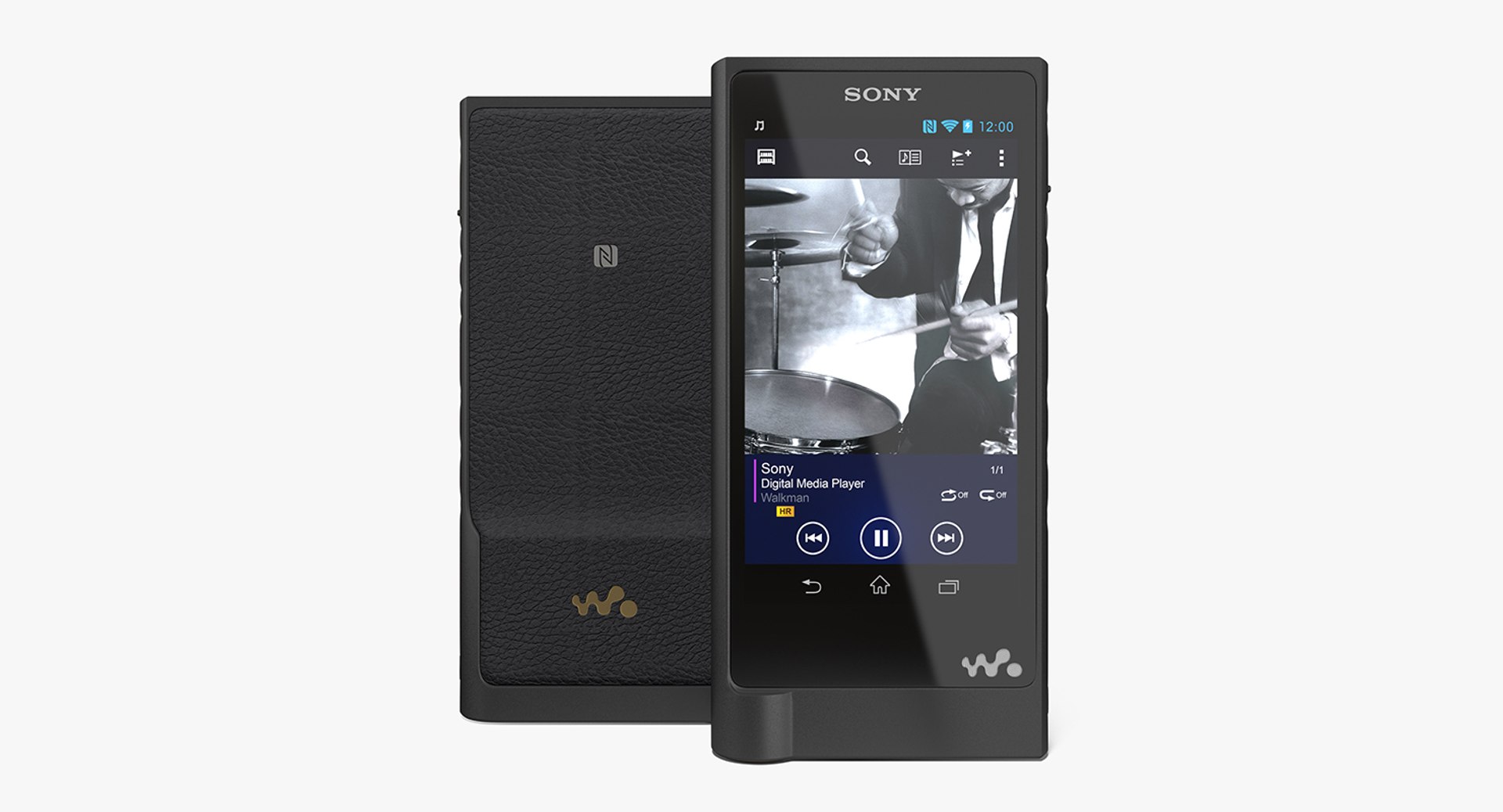 Portable MP3 Digital Music Player Sony NW ZX2 3D Model 3D model preview