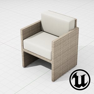 Patio Furniture 002 Chair UE4