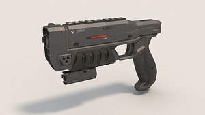blaster sci-fi 3D model