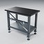 Steel Assembly Workbench 1050x610mm Configuration 02