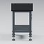 Steel Assembly Workbench 1050x610mm Configuration 02