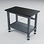 Steel Assembly Workbench 1050x610mm Configuration 02