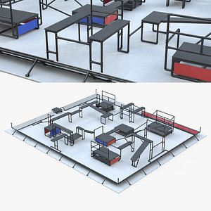 3D Professional Parkour Obstacle Course