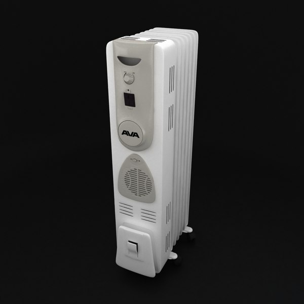 oil radiator 3d model
