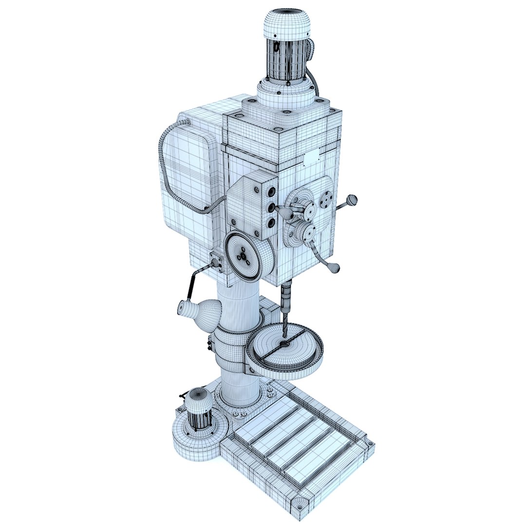 3D model 2N125 Drill vertical press - Industrial machine tool https://p.turbosquid.com/ts-thumb/QE/yaTucW/2V/drillingmachine2n125l_013/jpg/1635606001/1920x1080/fit_q87/1da8068a71c297ca297a9b85177a1e764cb0d9cb/drillingmachine2n125l_013.jpg