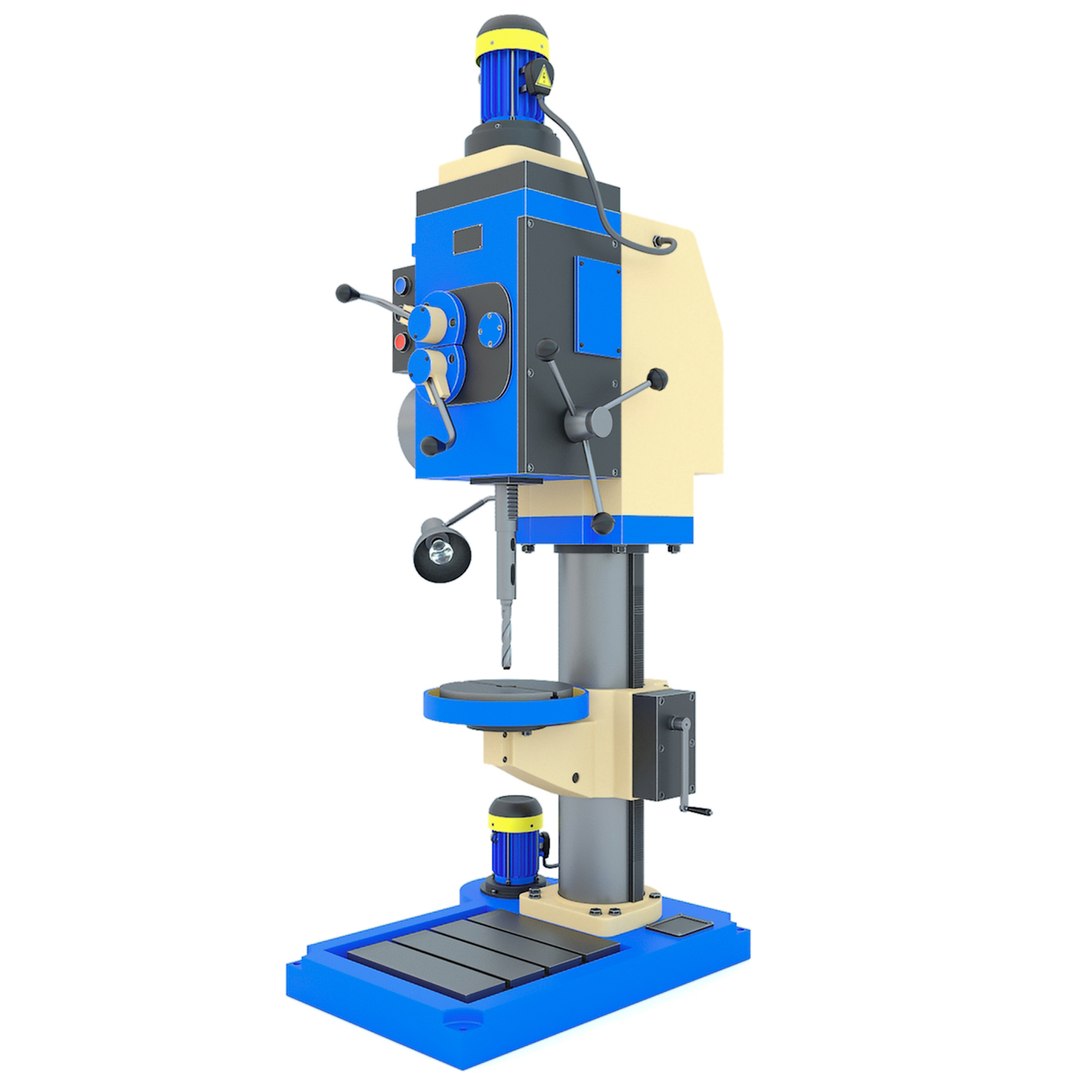 3D model 2N125 Drill vertical press - Industrial machine tool https://p.turbosquid.com/ts-thumb/QE/yaTucW/Dp/drillingmachine2n125l_002/jpg/1635605970/1920x1080/fit_q87/dcc7eac80d4a428f970b55c3d795501fb3f73f3c/drillingmachine2n125l_002.jpg