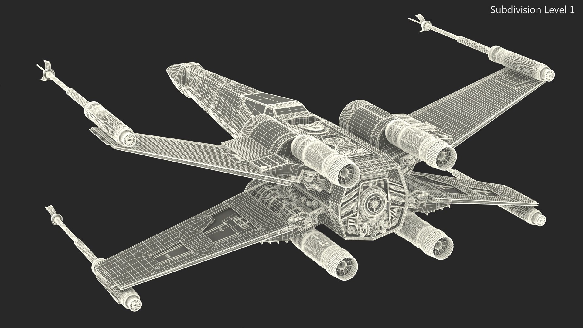 X-Wing Starfighter Rigged 3D model https://p.turbosquid.com/ts-thumb/QE/z5kuM6/1s/xwingstarfighterriggedc4dmodel018/jpg/1722986130/1920x1080/fit_q87/c50c8bfcf428210a0c7888247b8cd0f697e343de/xwingstarfighterriggedc4dmodel018.jpg