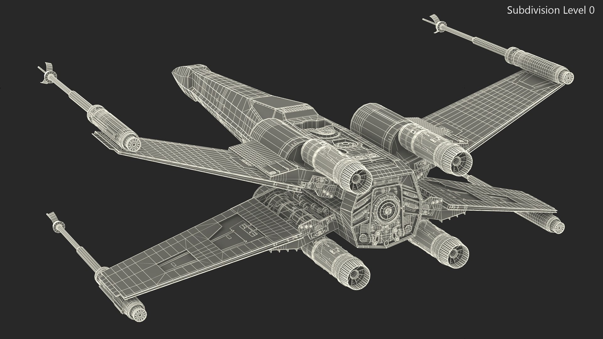 X-Wing Starfighter Rigged 3D model https://p.turbosquid.com/ts-thumb/QE/z5kuM6/5Q/xwingstarfighterriggedc4dmodel017/jpg/1722986125/1920x1080/fit_q87/d93271c35bc5e8e817dbe1e9df2a94f9a99eea6c/xwingstarfighterriggedc4dmodel017.jpg
