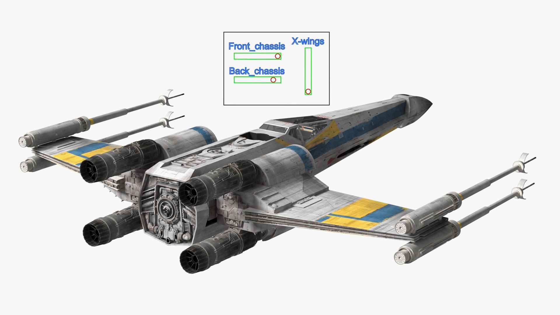 X-Wing Starfighter Rigged 3D model https://p.turbosquid.com/ts-thumb/QE/z5kuM6/Vq/xwingstarfighterriggedc4dmodel003/jpg/1722986047/1920x1080/fit_q87/0560cb4e34e91653049d7547e7883d7d127e0542/xwingstarfighterriggedc4dmodel003.jpg