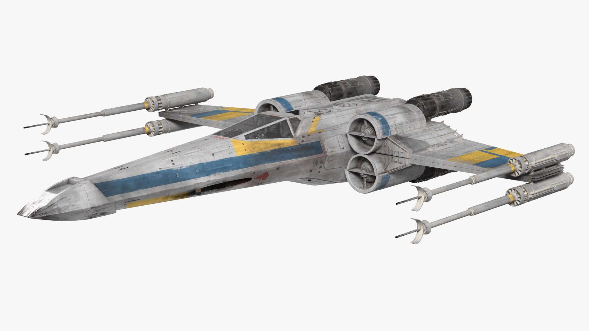X-Wing Starfighter Rigged 3D model https://p.turbosquid.com/ts-thumb/QE/z5kuM6/Wj/xwingstarfighterriggedc4dmodel013/jpg/1722986104/1920x1080/fit_q87/6b3c243139c794b64a98bce856d073eca587524b/xwingstarfighterriggedc4dmodel013.jpg