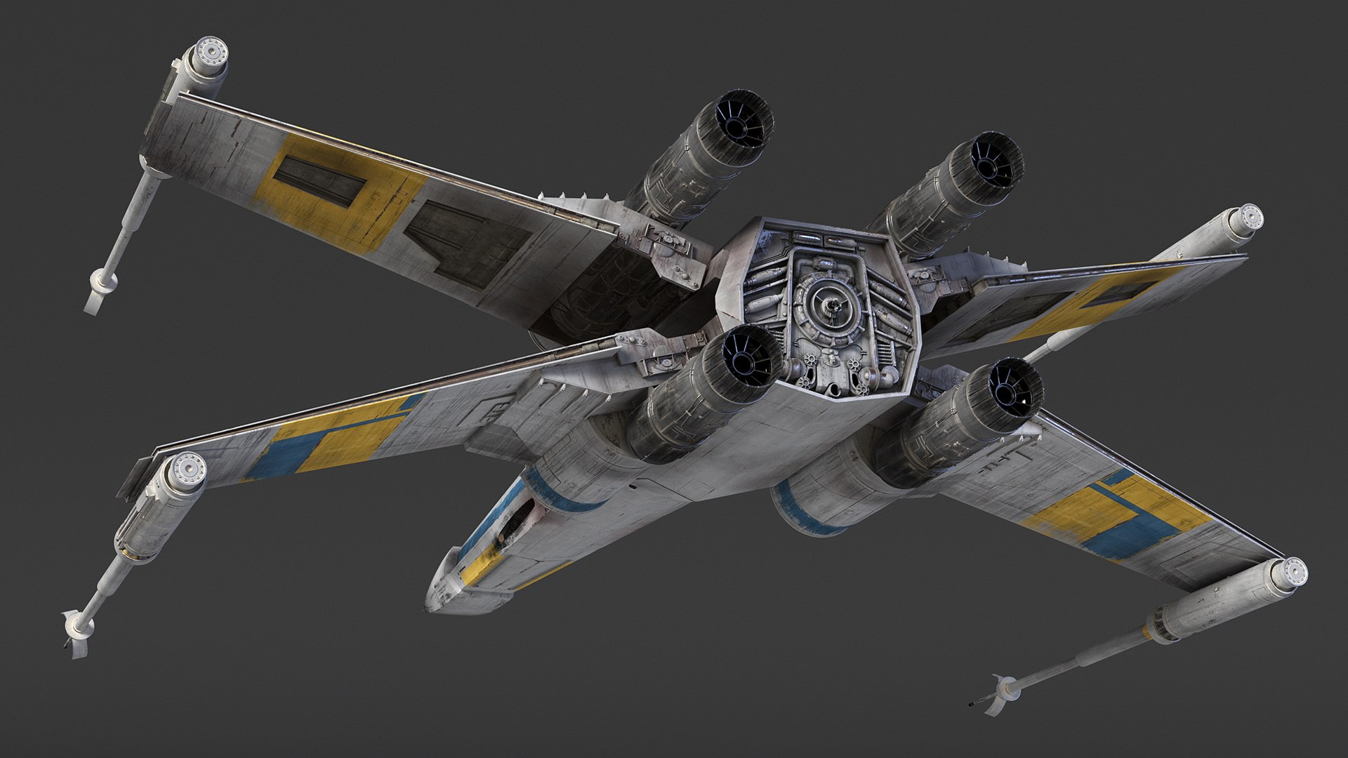 X-Wing Starfighter Rigged 3D model https://p.turbosquid.com/ts-thumb/QE/z5kuM6/qJ/xwingstarfighterriggedc4dmodel011/jpg/1722986093/1920x1080/fit_q87/68f2e7b3cfec56ce72cf954cebdfb854fb0118ac/xwingstarfighterriggedc4dmodel011.jpg