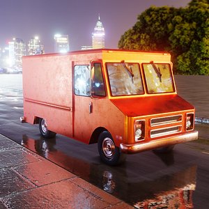 Old Retro Van