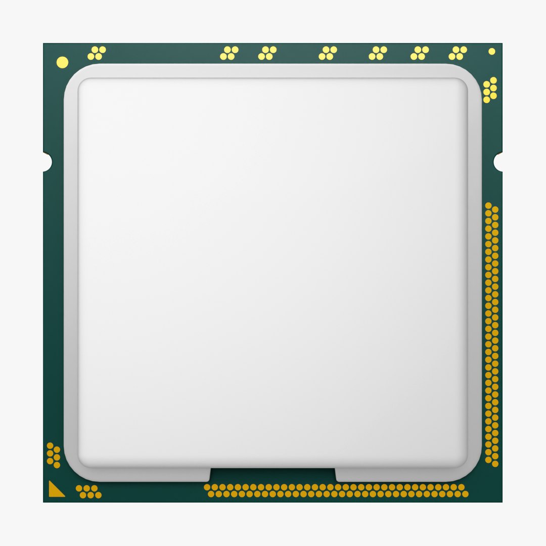 LGA1366 Intel Processor 3D model - TurboSquid 2060375