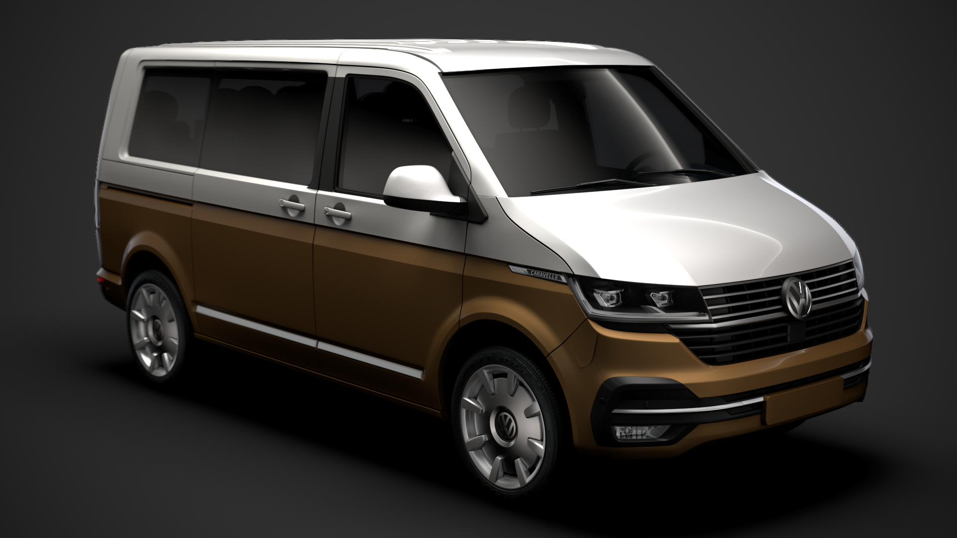 3D модель VW Caravelle T6.1 2020 - TurboSquid 1491870