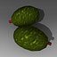 3d avocado model