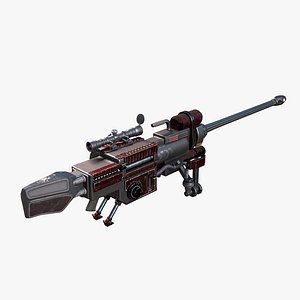 rifle sniper heavy 3d max