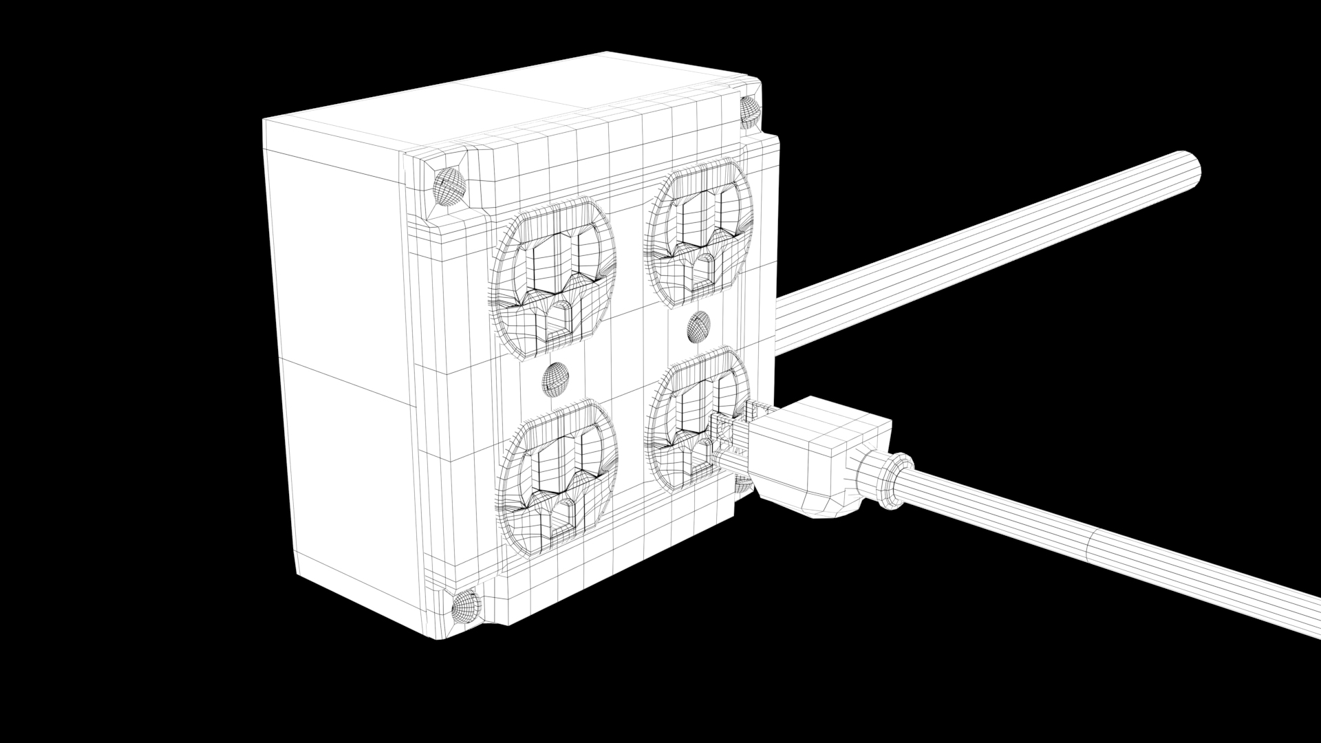 Electrical Junction Box B 3D TurboSquid 1221241