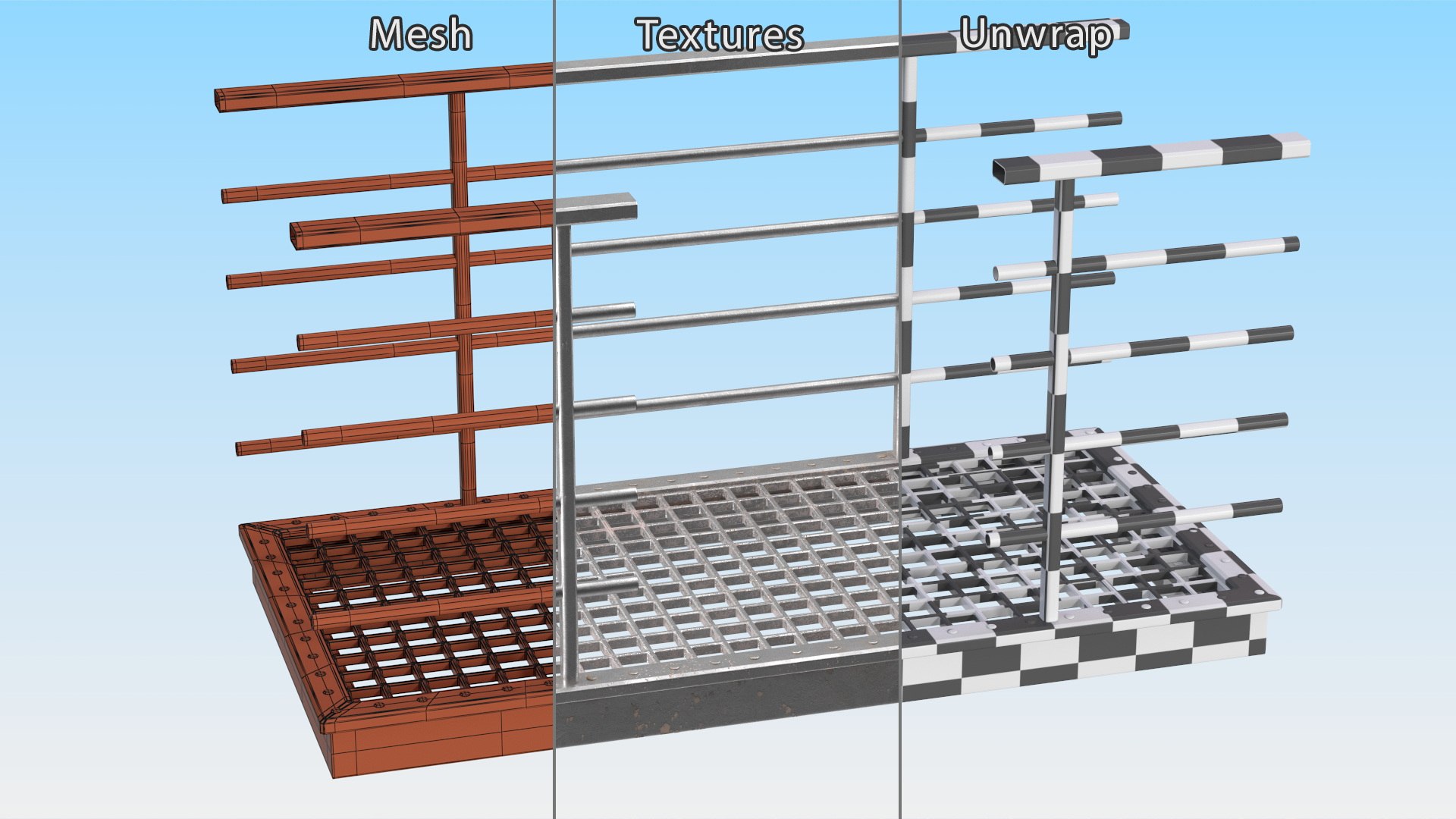 3D Straight Industrial Catwalk with Aisle model https://p.turbosquid.com/ts-thumb/QF/8yczWv/FP/straightindustrialcatwalkwithaisle3dmodel021/jpg/1703089951/1920x1080/fit_q87/8d6242a34b2e46b26d450a9ff0c272eb88d6787f/straightindustrialcatwalkwithaisle3dmodel021.jpg