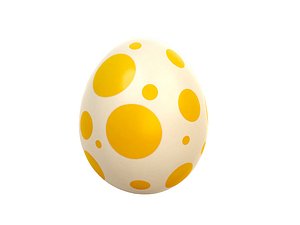 3D model dinosaur egg