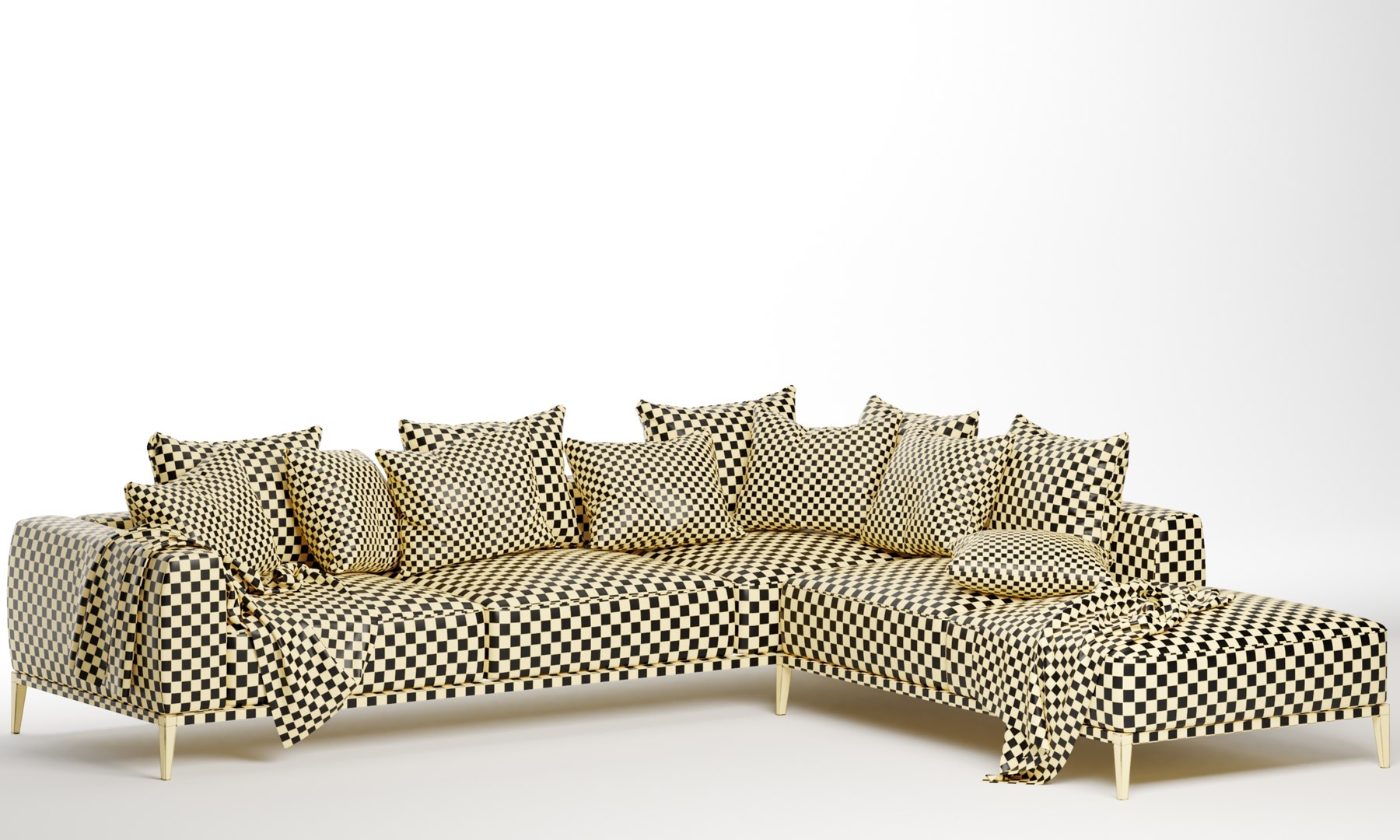 Romeo Sectional Sofa By Flexform 3D Model - TurboSquid 2241578