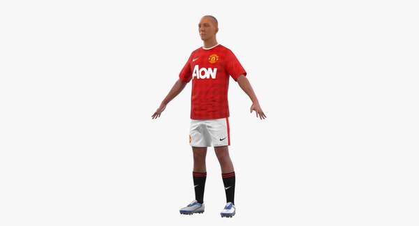 Soccer football player united 3D - TurboSquid 1325783
