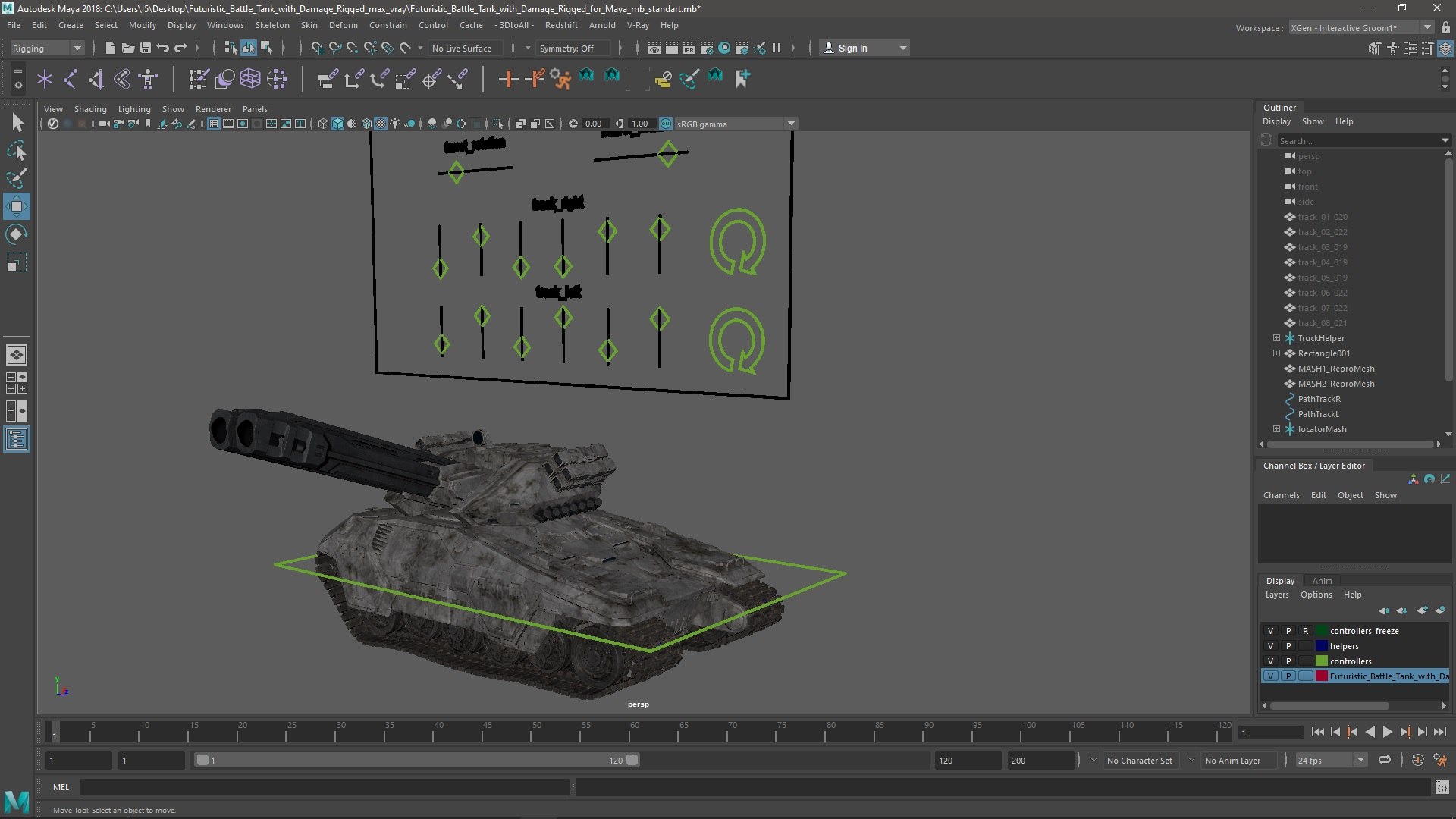 Futuristic Battle Tank with Damage Rigged for Maya 3D model https://p.turbosquid.com/ts-thumb/QF/GWOxM2/CV/futuristicbattletankwithdamageriggedformaya3dmodel045/jpg/1728887136/1920x1080/fit_q87/e6fe5329b95fddc4042f7f0a4067a88d71392103/futuristicbattletankwithdamageriggedformaya3dmodel045.jpg