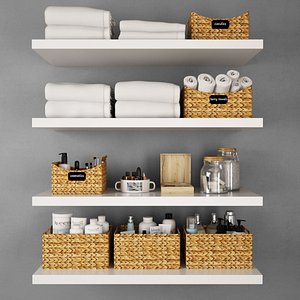 cosmetics beauty decor 3D model