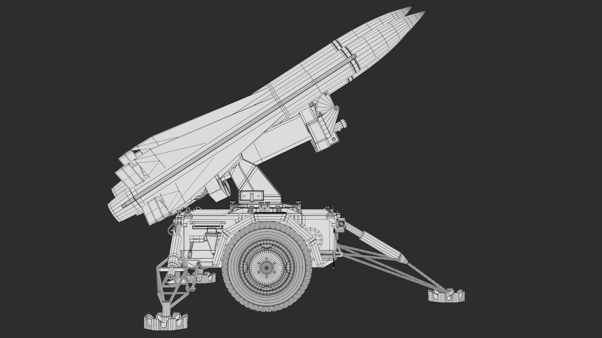 3D model MIM-23 HAWK Surface To Air Missile System PBR https://p.turbosquid.com/ts-thumb/QF/KRW3Tb/1n/s_wire_screenshot009/png/1765355709/1920x1080/fit_q87/a73b87f72774a2a08c7f6e3ef16d18b51a5eb69c/s_wire_screenshot009.jpg