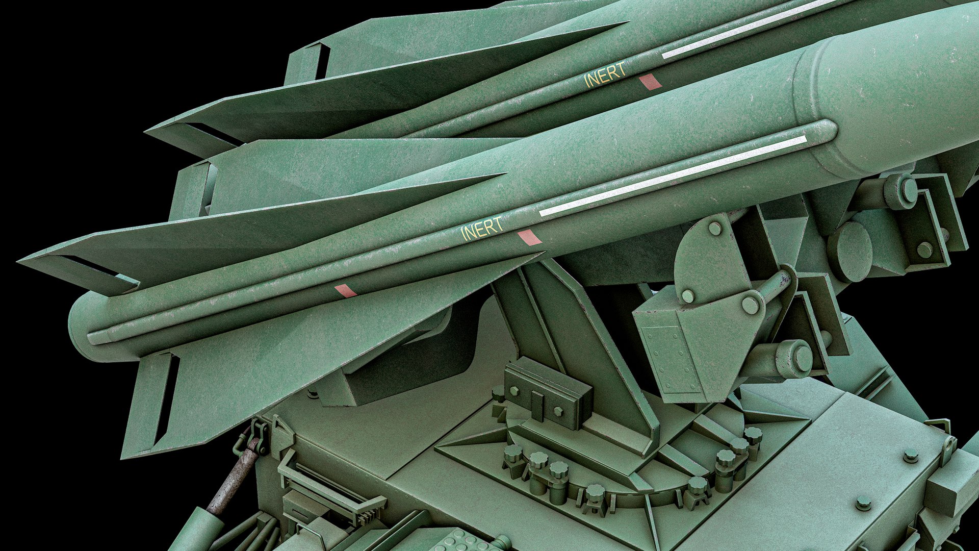 3D model MIM-23 HAWK Surface To Air Missile System PBR https://p.turbosquid.com/ts-thumb/QF/KRW3Tb/ii/r_viewport_010a/png/1765355709/1920x1080/fit_q87/2e96f6981e15ee58099e768708bc2d533b39d74d/r_viewport_010a.jpg