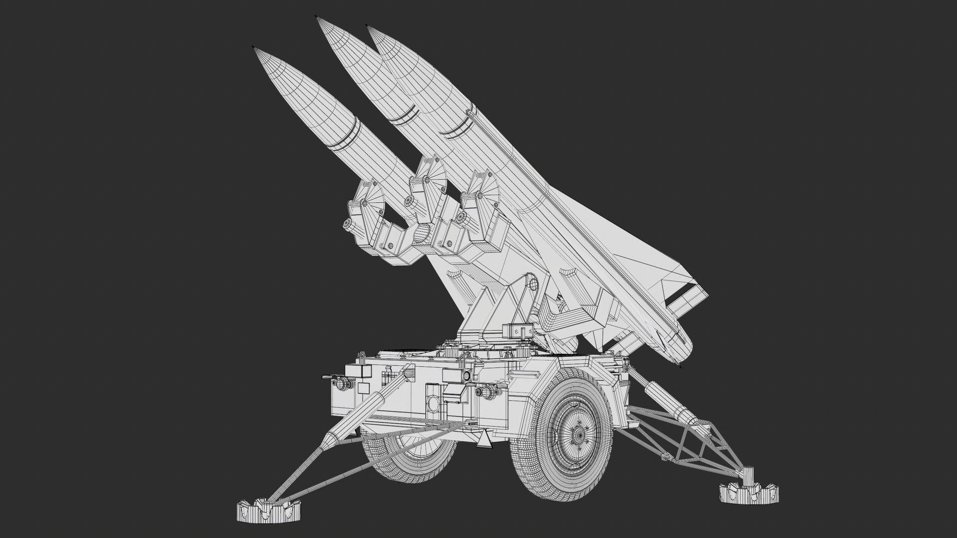 3D model MIM-23 HAWK Surface To Air Missile System PBR https://p.turbosquid.com/ts-thumb/QF/KRW3Tb/yP/s_wire_screenshot000/png/1765355706/1920x1080/fit_q87/2add5a41c827550b3cdc77bdcd753dc8a56bb619/s_wire_screenshot000.jpg