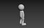 Cartoon Man for 3d Printing 001