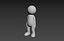 Cartoon Man for 3d Printing 001