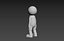 Cartoon Man for 3d Printing 001